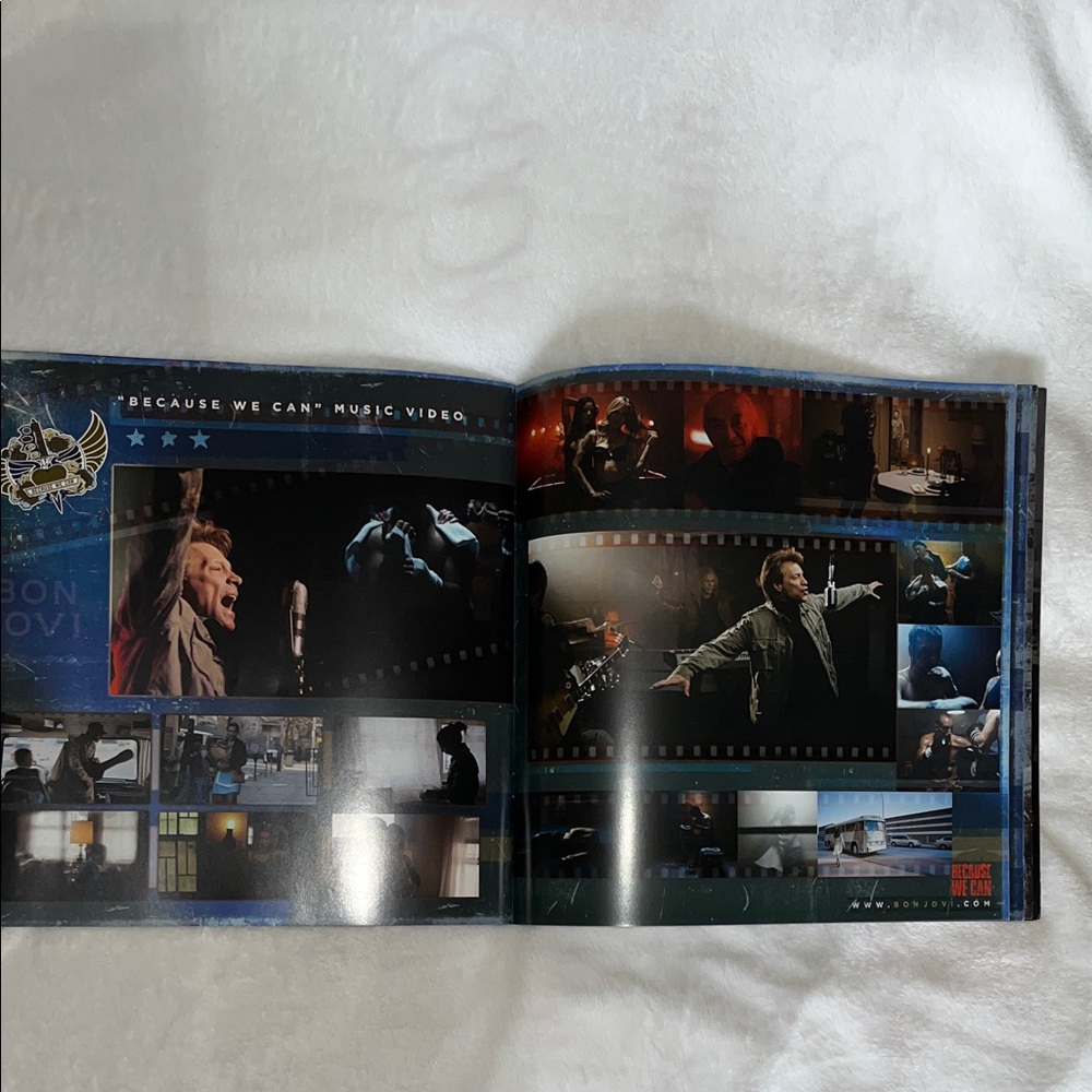 Bon Jovi 'Because We Can' Music Video Booklet - Blue